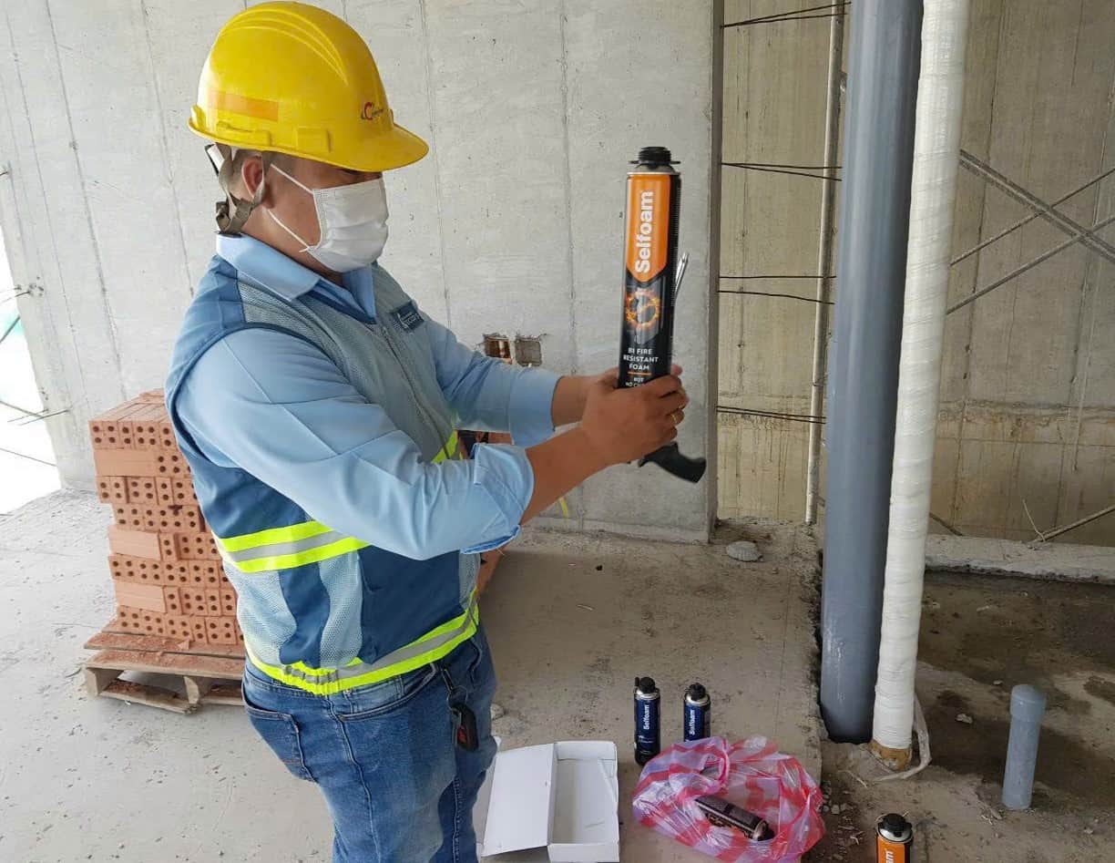 Kiểm tra thông tin keo bọt nở chống cháy Selfoam B1