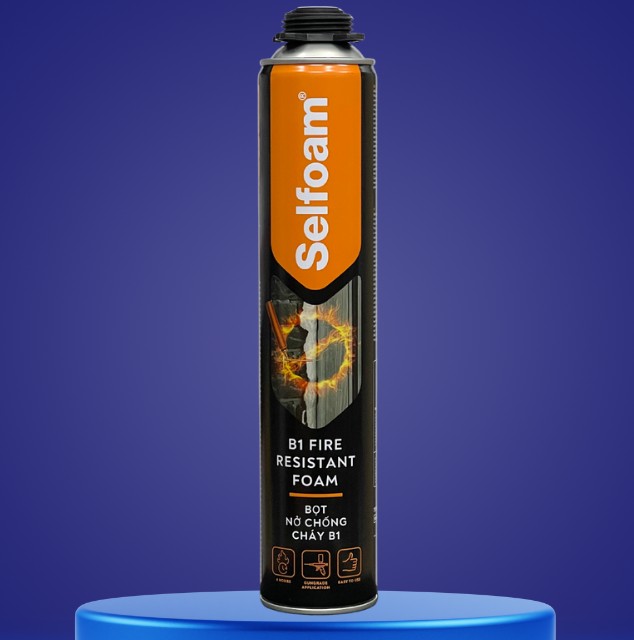 Lợi ích khi sử dụng keo bọt nở chống cháy Selfoam B1
