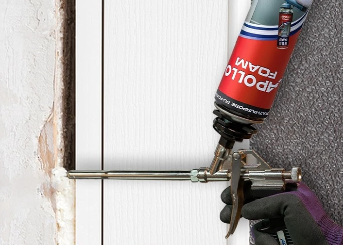 Một chai keo bọt nở Apollo-foam dùng được bao nhiêu diện tích