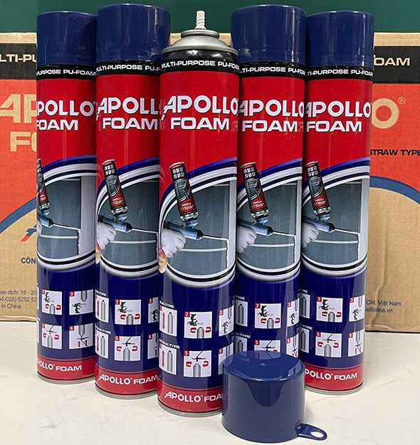 Nhà cung cấp keo apollo foam uy tín, có hóa đơn vat