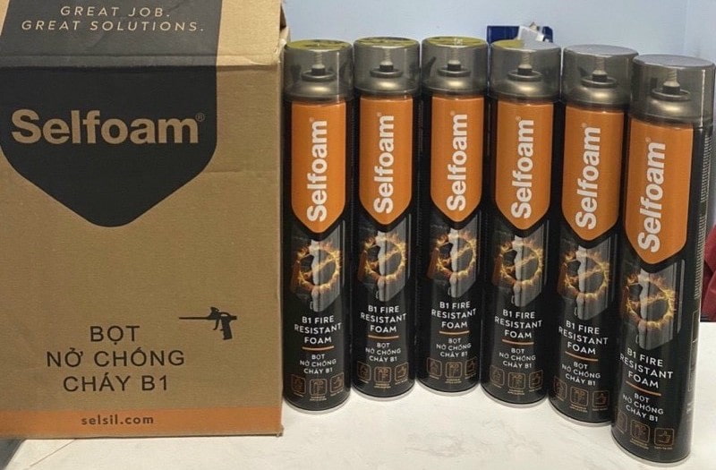 Ở đâu bán keo chống cháy Selfoam B1