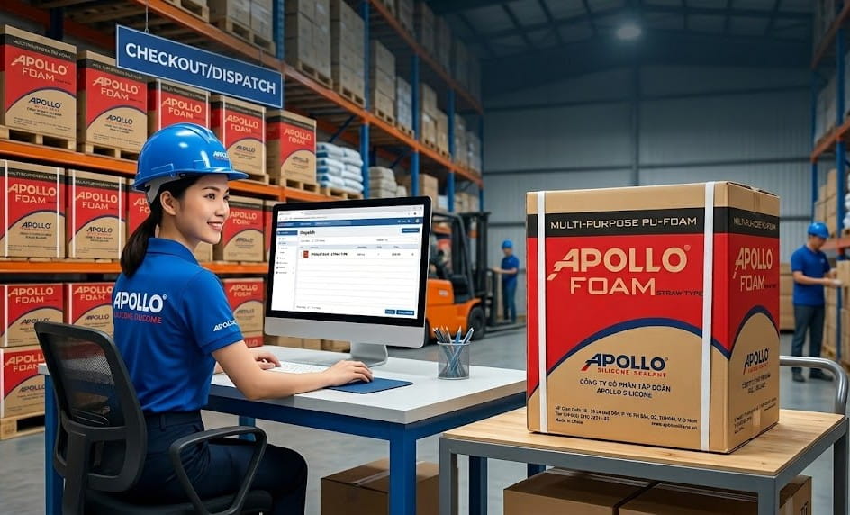 Quy trình mua keo apollo foam có hóa đơn nhanh nhất cho doanh nghiệp