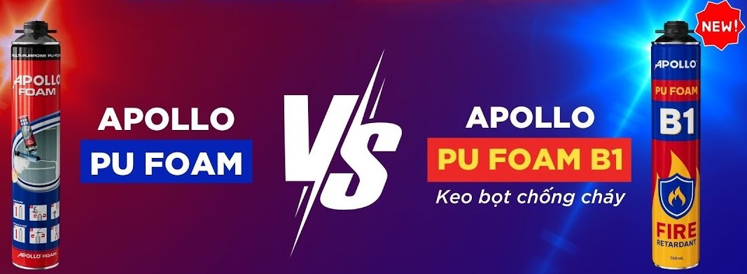 Sử dụng nhầm keo foam thường thay cho keo foam chống cháy