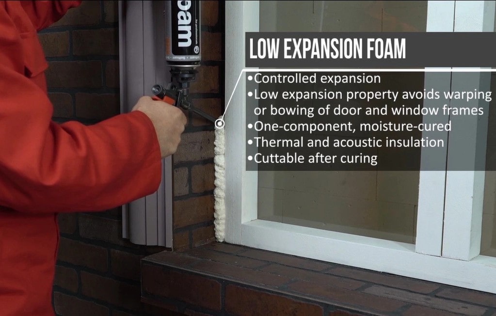 thi công keo bọt nở chống cháy