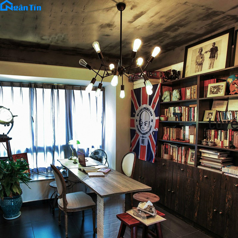 Mua đèn thả phòng khách ở đâu uy tín chất lượng? 44 Bộ đèn thả trần trang trí nhà quán cà phê THCN133