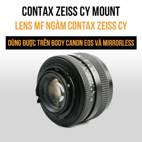 Lens MF ngàm Contax Zeiss CY