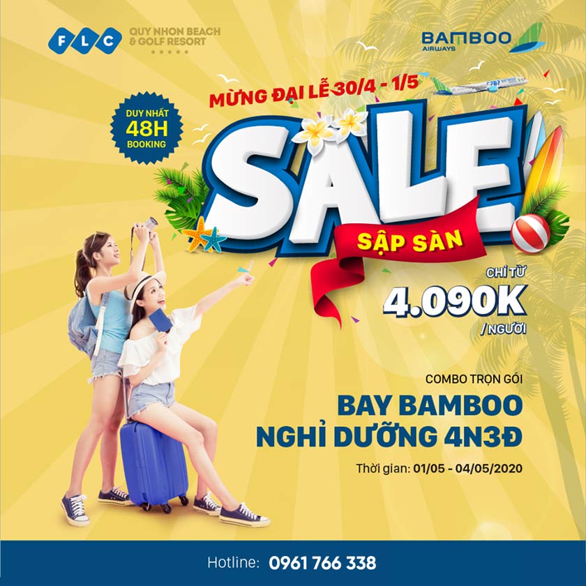 ưu đãi FLC Quy Nhơn 30/04 - 01/05 ưu đãi FLC Quy Nhơn 30/04 - 01/05