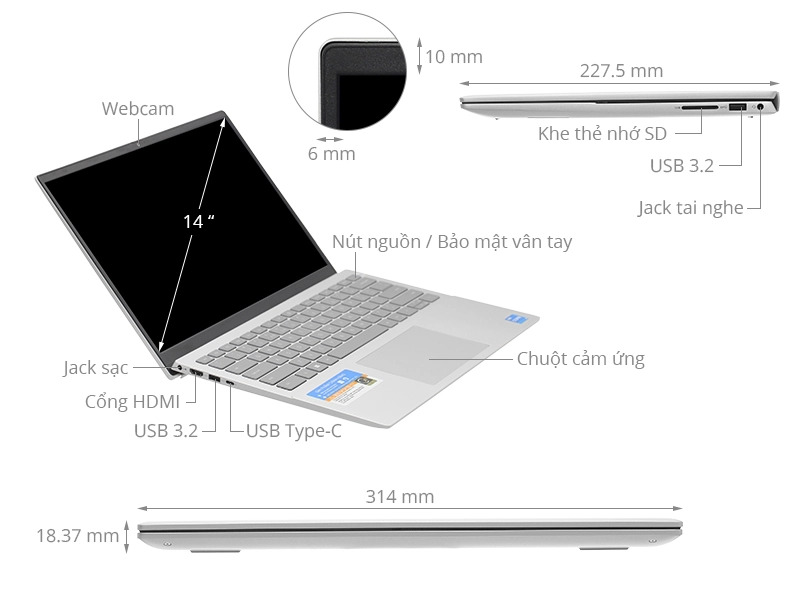 Laptop Dell Inspiron 5420