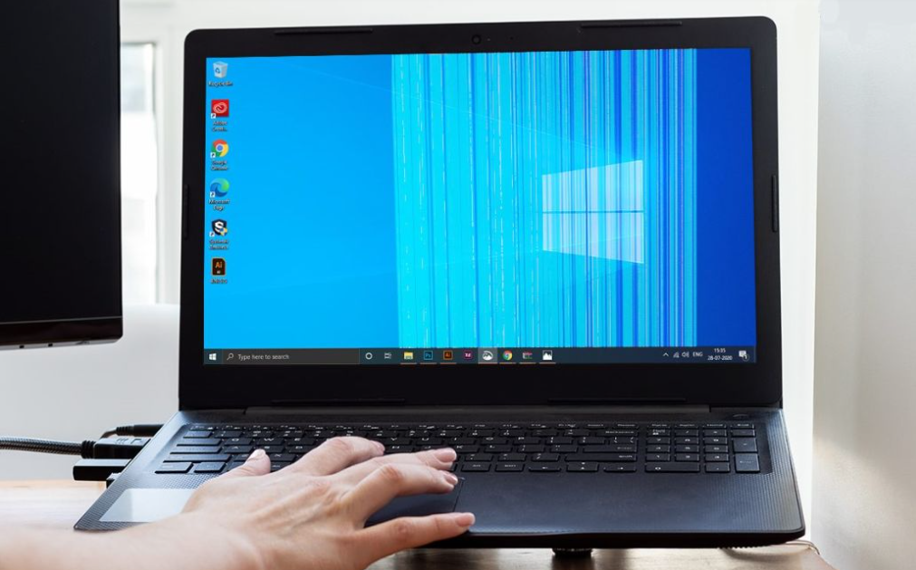 Lỗi màn hình bị kẻ sọc