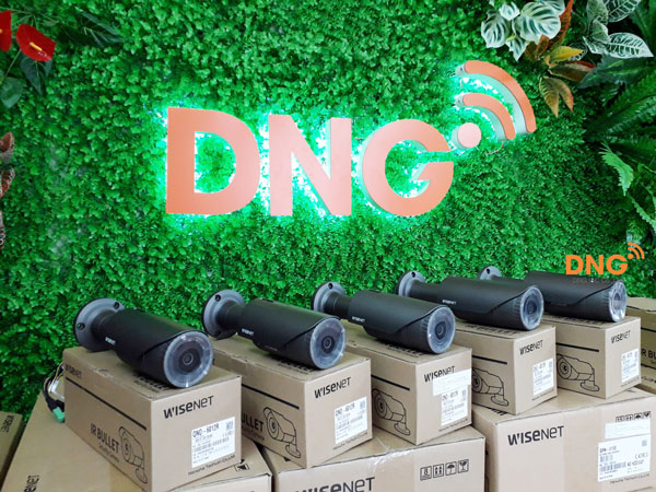 Wisenet là thương hiệu nổi bật cho dự án camera ngoài trời giá rẻ quan trọng