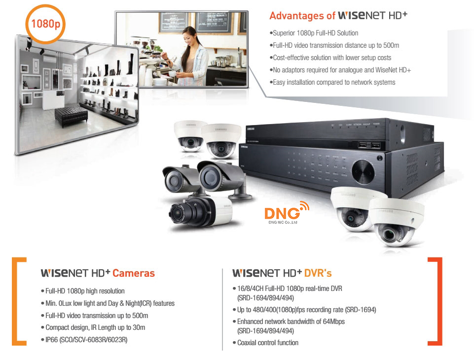 Liên hệ CameraDNGcorp để nhận được báo giá camera AHD Wisenet