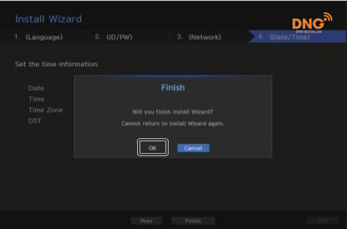 Màn hình khi hoàn thành cài đặt