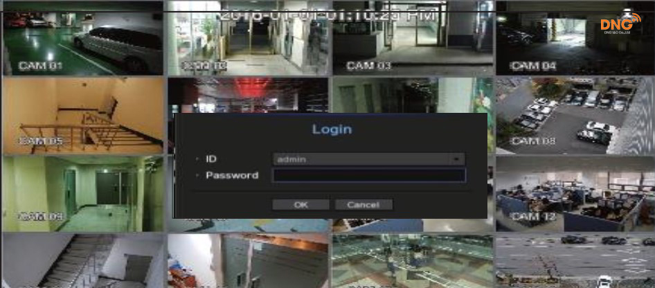 Tiến hành cài đặt đầu ghi