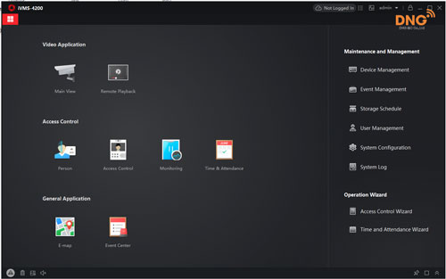 Phần mềm IVMS-4200