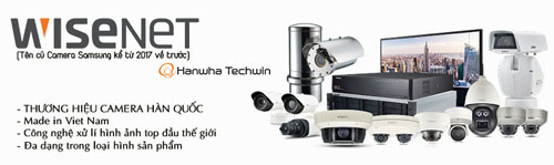 Wisenet là sản phẩm thuộc Hanwha Techwin