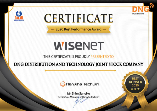 DNG phân phối camera chất lượng cao từ Wisenet Hanwha