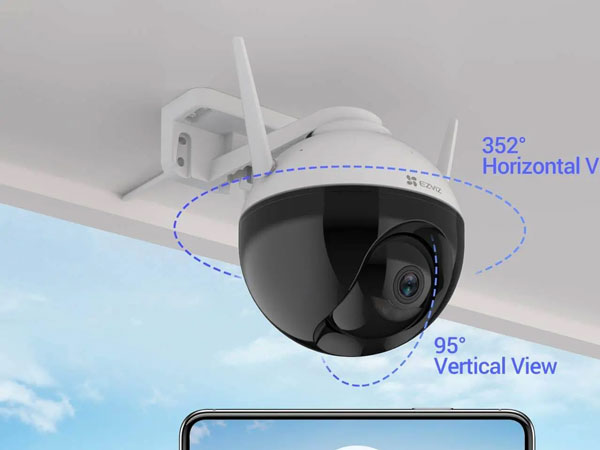 camera ngoài trời không dây sử dụng wifi để truyền dữ liệu