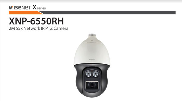 Camera ngoài trời xoay được mệnh danh ''mắt thần'' Wisenet XNP-6550RH