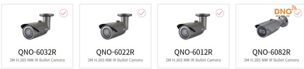 Camera Wisenet outdoor 2MP dòng Q series