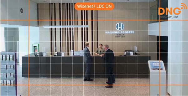 Wisnet7 có khả năng chỉnh méo ống kính