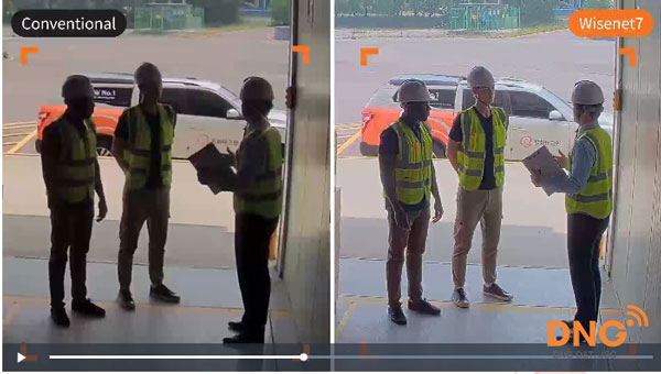 Wisnet7 với khả năng điều chính ảnh sáng ngược sáng cao