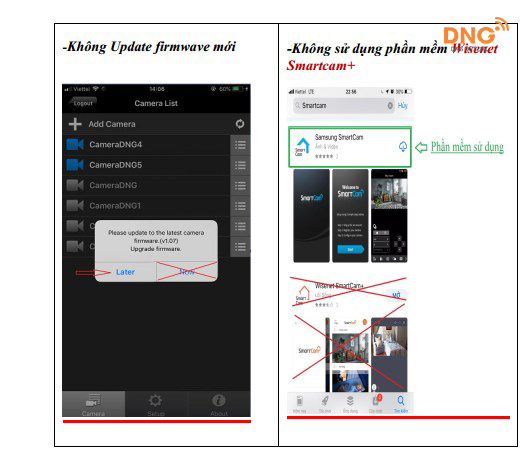 Chú ý trước khi gắn camera an ninh vào đầu ghi Wisenet