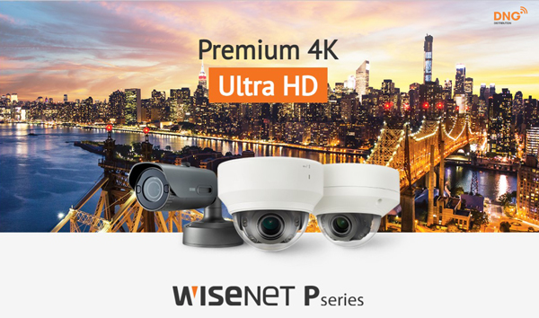 P series Wisenet có tính năng đếm người và cho hiệu quả giám sát cao