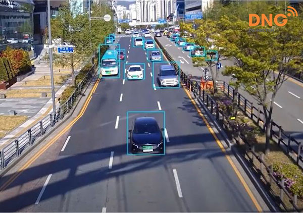 camera AI của Wisenet trong giải pháp camera đường phố Wisenet hỗ trợ giám sát thông minh