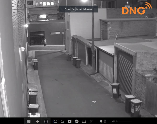 Hanwha XNO-8080R vào ban đêm