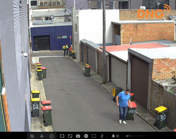 Hanwha XNO-8080R khi ánh sáng ban ngày