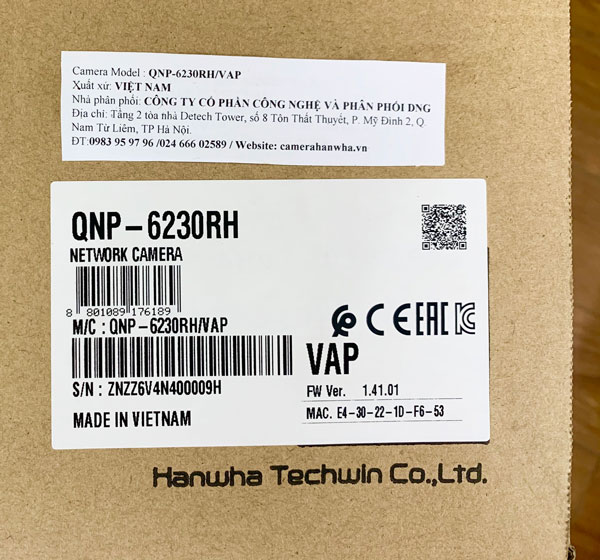 Một sản phẩm của Wisenet made in VIET NAM