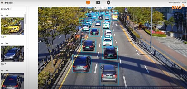 Review camera ngoài trời dòng P series của Wisenet