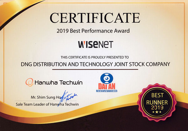 DNG là một đơn vị phân phối chính hãng Wisenet tại Việt Nam
