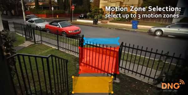 SmartCam HD SNH-E6440BN có chức năng phát hiện chuyển động