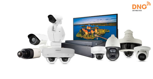 thiết bị camera an ninh Wisenet gồm nhiều dòng sản phẩm