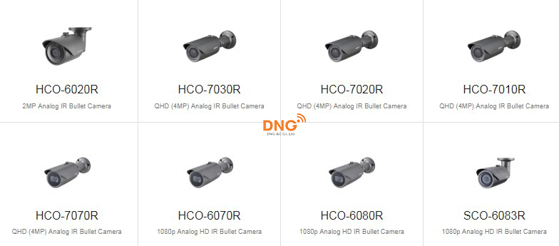 Một số Bullet Camera Samsung AHD analog