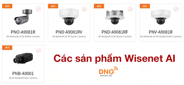 Dòng camera AI thích hợp là camera nhận diện biển số của Wisenet