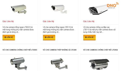 Một số sản phẩm vỏ camera giá sỉ tại DNG