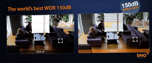 WDR hoạt động dựa trên sự phân bổ dải ảnh