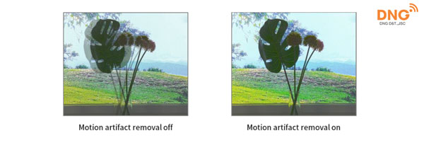 WDR của Wisenet X series giúp loại bỏ tạo tác chuyển động