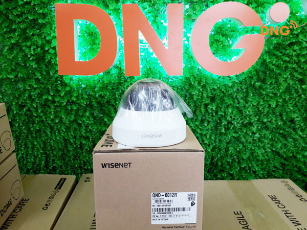 Wisenet QND-6012R được sản xuất tại Việt Nam và có mã QND-6012R/VAP