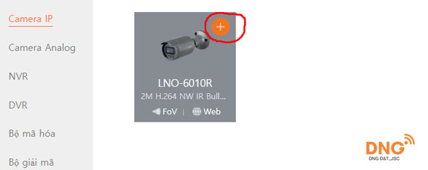 Tìm kiếm sản phẩm trên Wisenet toolbox plus