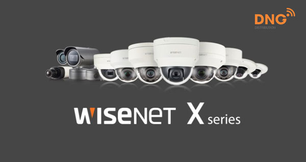 Camera Wisenet X bao gồm các sản phẩm chất lượng giám sát cao