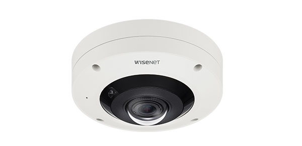 XNF-9010RVM/VAP - Camera Wisenet IP Fisheye IR 12MP cho vận chuyển