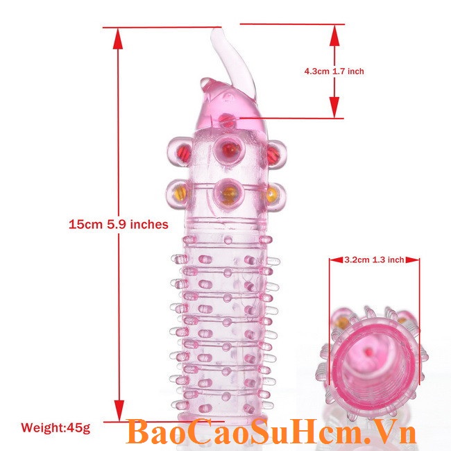 kích thước bao cao su đôn dên bi đầu con voi