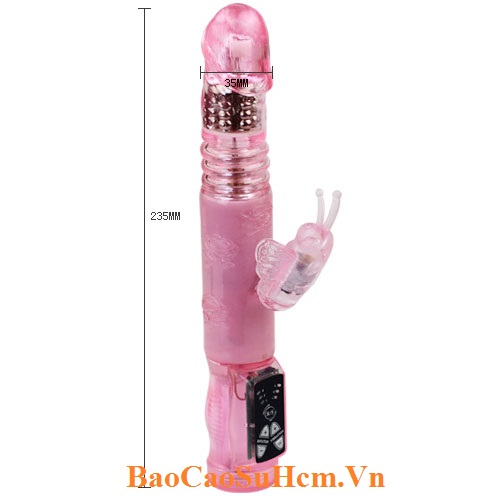 Kích thước Dương Vật Giả Butterfly Dance USA Cao Cấp