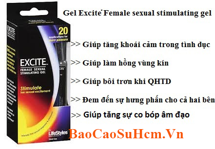 Gel bôi trơn tăng khoái cảm Excite