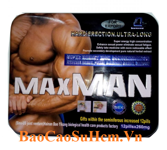MaxMan 260mg thuốc cường dương