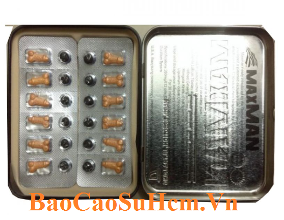 Hình ảnh bên trong hộp MaxMan 260mg