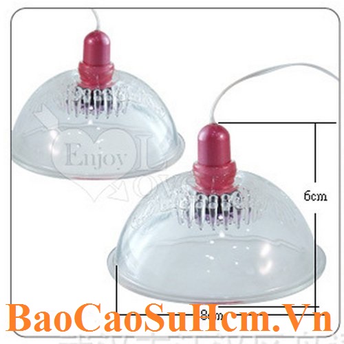Kích thước 2 đầu máy massage ngực cao cấp MoMo